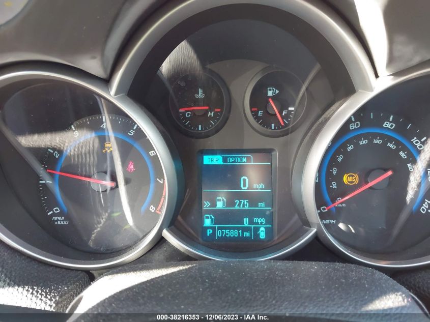 2015 CHEVROLET CRUZE LT - 1G1PC5SBXF7297854