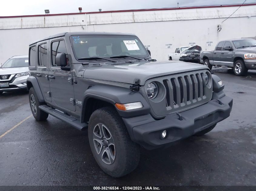 2021 JEEP WRANGLER UNLIMITED SPORT - 1C4HJXDNXMW528517