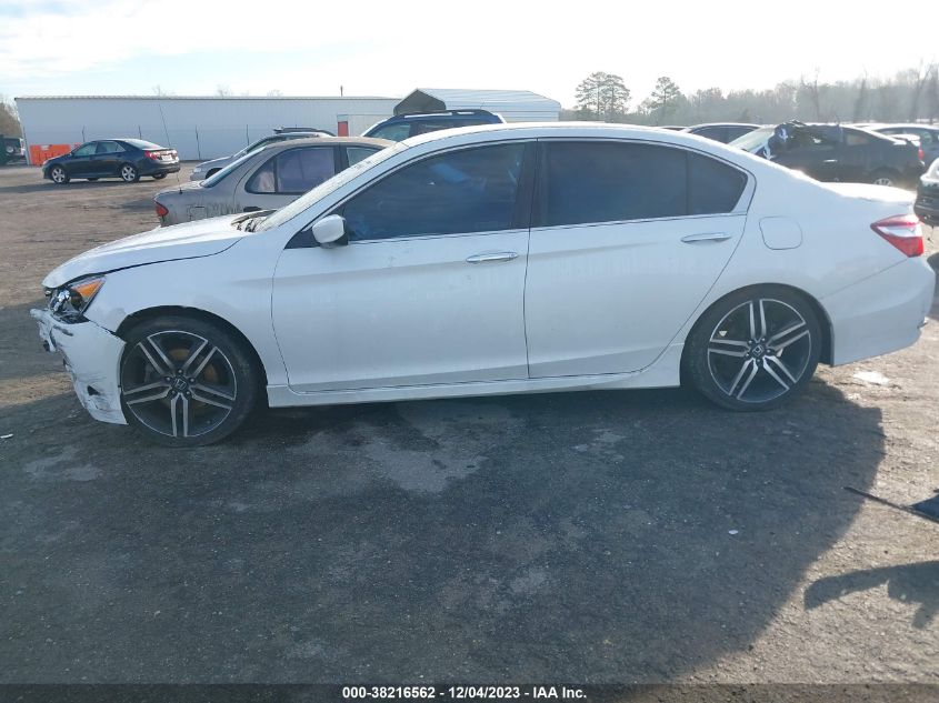 2017 HONDA ACCORD SPORT - 1HGCR2F60HA082295