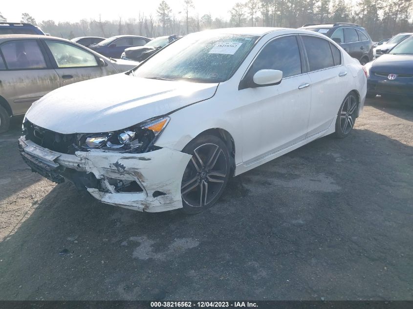2017 HONDA ACCORD SPORT - 1HGCR2F60HA082295