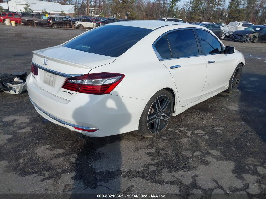2017 HONDA ACCORD SPORT - 1HGCR2F60HA082295