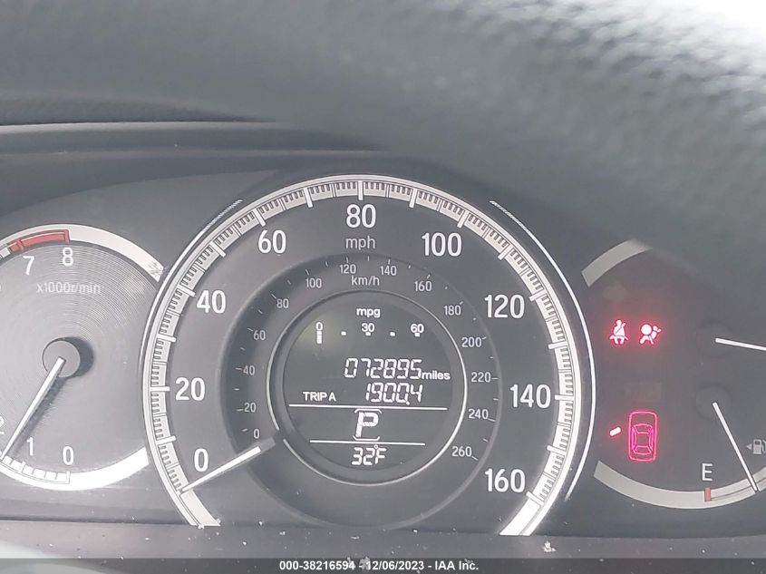 2016 HONDA ACCORD LX - 1HGCR2F30GA092409