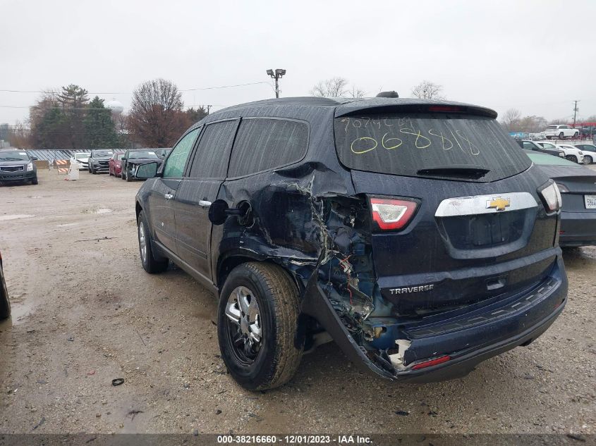 2017 CHEVROLET TRAVERSE LS - 1GNKRFED9HJ305300