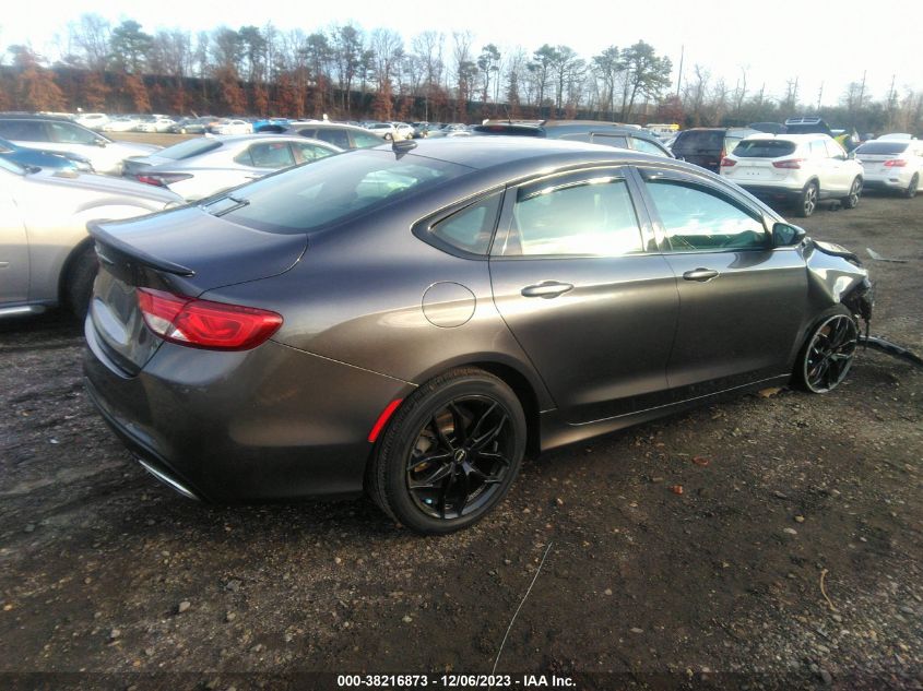 2015 CHRYSLER 200 S - 1C3CCCDG4FN618094