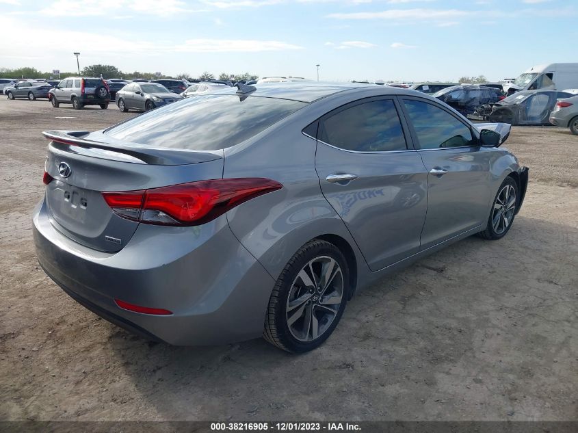 2014 HYUNDAI ELANTRA LIMITED (ULSAN PLANT) - KMHDH4AE9EU152446