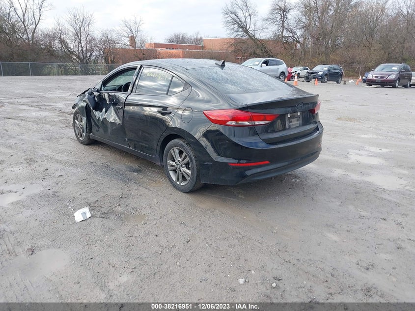 VIN 5NPD84LF2JH292952 2018 HYUNDAI ELANTRA SEL/VALUE/LIMITED