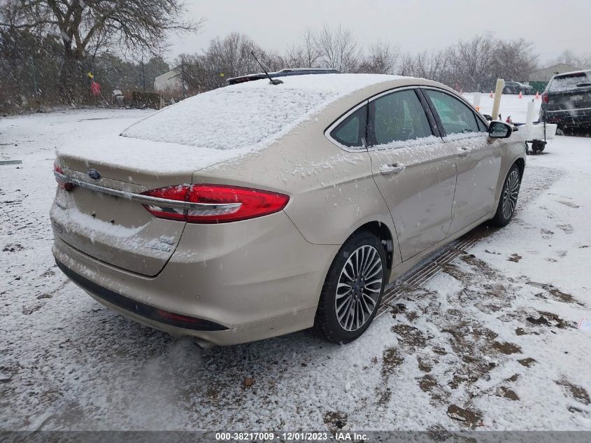 2017 FORD FUSION SE - 3FA6P0HD7HR405450