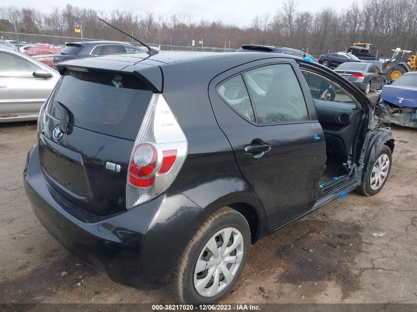 2013 TOYOTA PRIUS C ONE/TWO/THREE/FOUR - JTDKDTB34D1546662