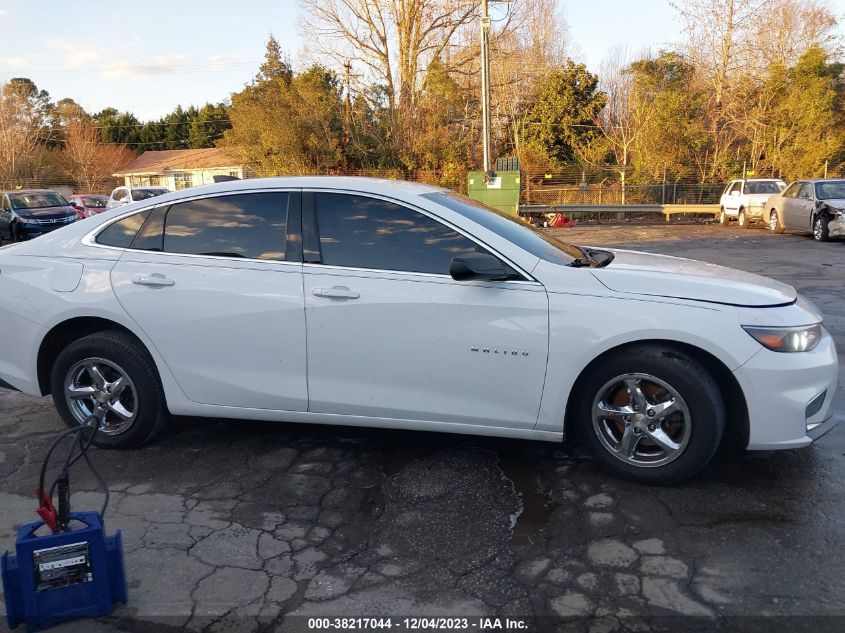 2016 CHEVROLET MALIBU LS - 1G1ZB5ST6GF297104