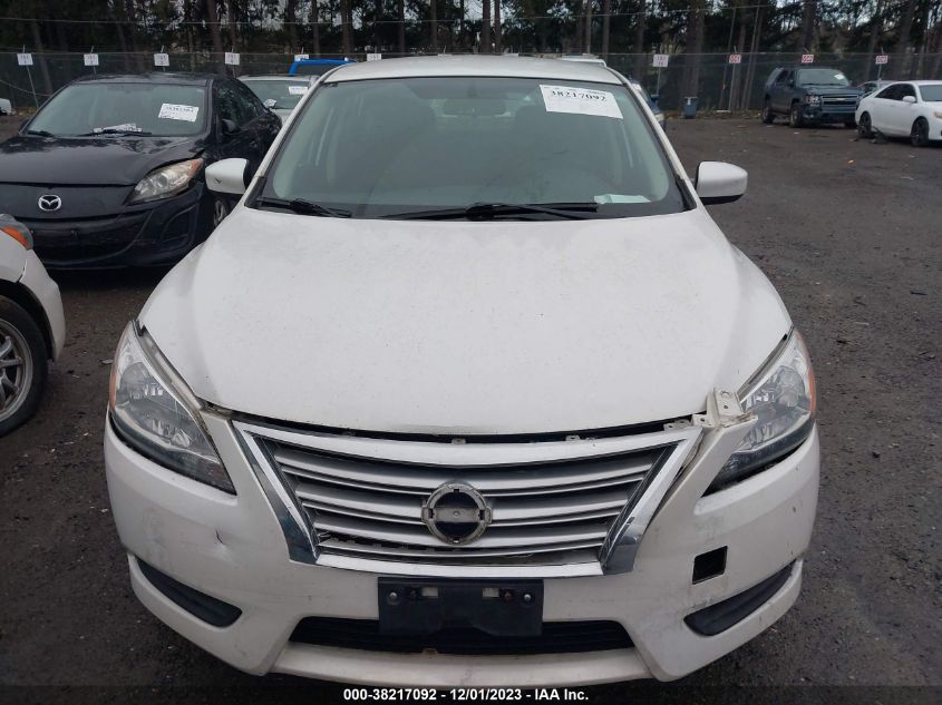 2014 NISSAN SENTRA S/SV/SR/SL - 3N1AB7AP8EL630431