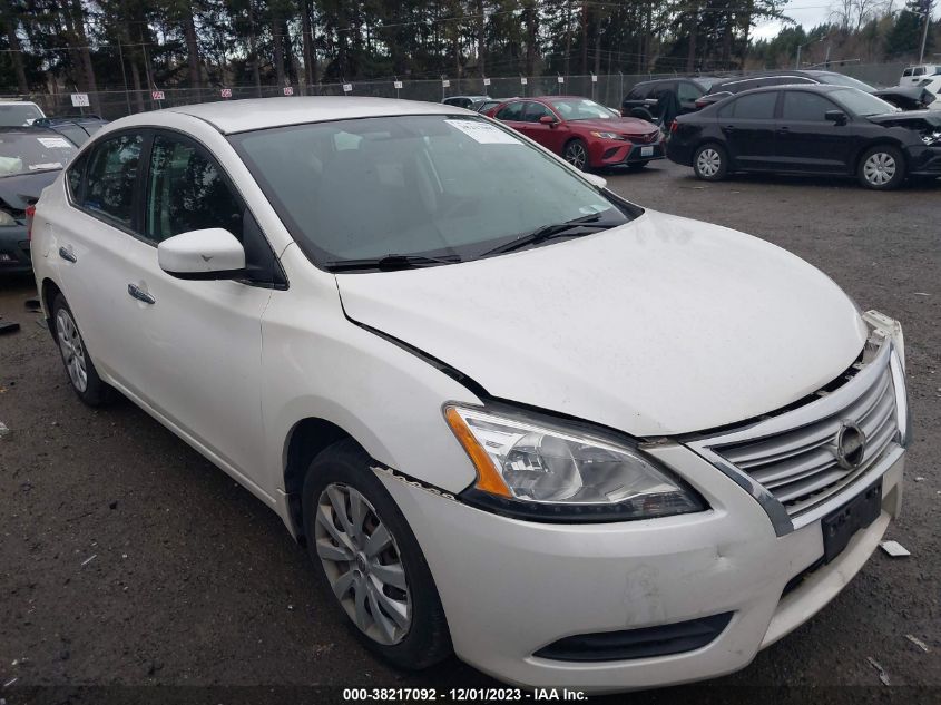 2014 NISSAN SENTRA S/SV/SR/SL - 3N1AB7AP8EL630431