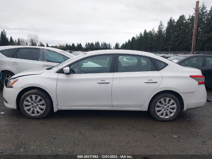 2014 NISSAN SENTRA S/SV/SR/SL - 3N1AB7AP8EL630431