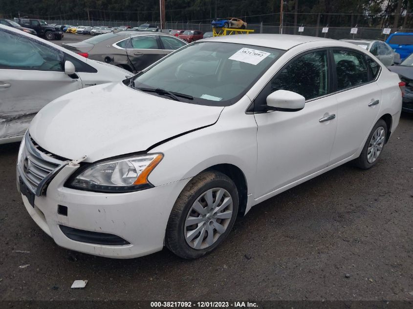 2014 NISSAN SENTRA S/SV/SR/SL - 3N1AB7AP8EL630431