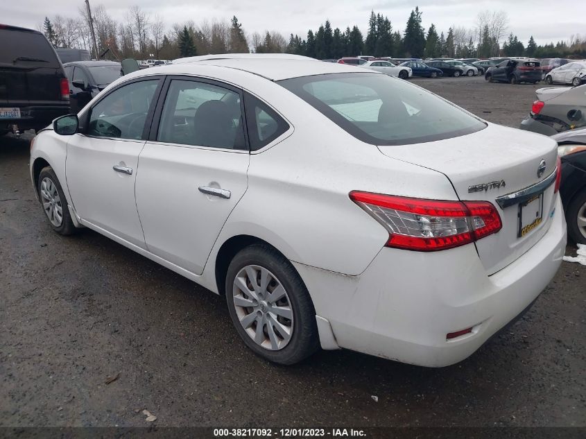 2014 NISSAN SENTRA S/SV/SR/SL - 3N1AB7AP8EL630431