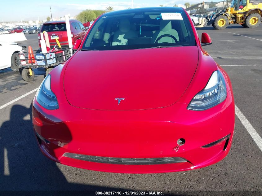 2022 TESLA MODEL Y - 7SAYGDEE2NF437150