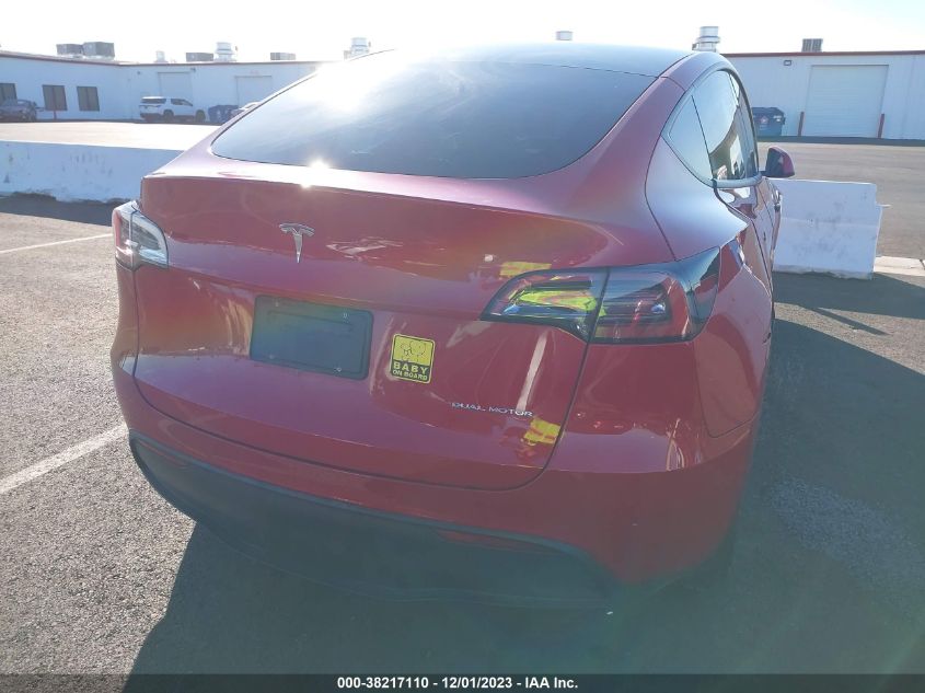 2022 TESLA MODEL Y - 7SAYGDEE2NF437150