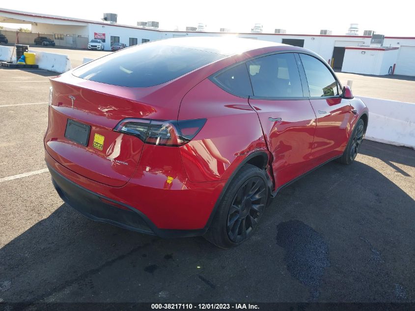 2022 TESLA MODEL Y - 7SAYGDEE2NF437150