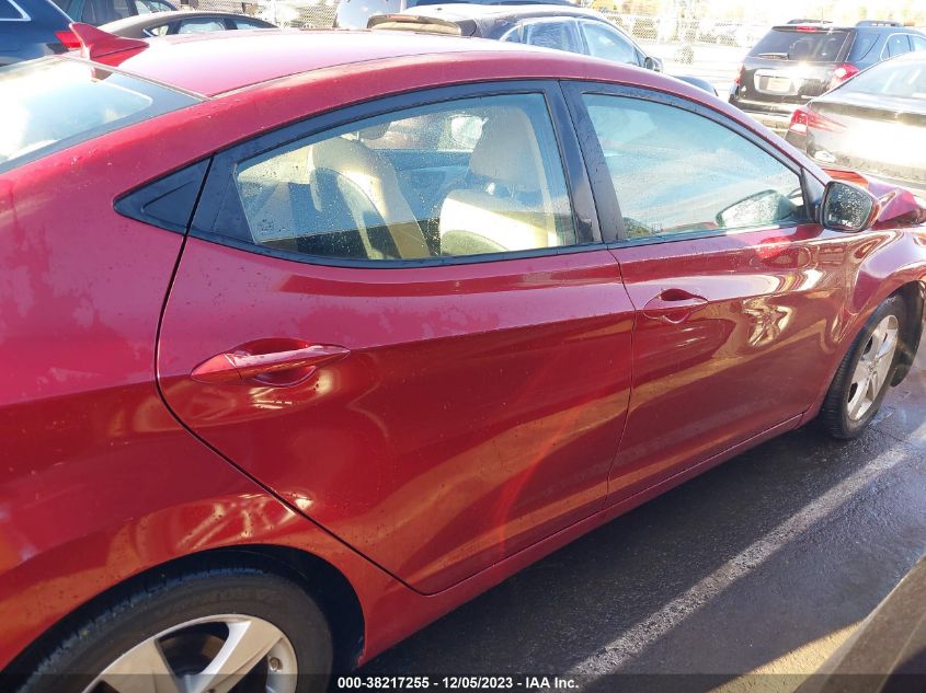 2013 HYUNDAI ELANTRA GLS - 5NPDH4AE5DH446553