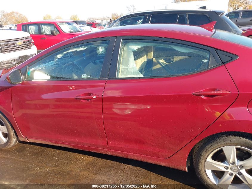 2013 HYUNDAI ELANTRA GLS - 5NPDH4AE5DH446553