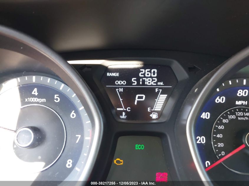 2013 HYUNDAI ELANTRA GLS - 5NPDH4AE5DH446553