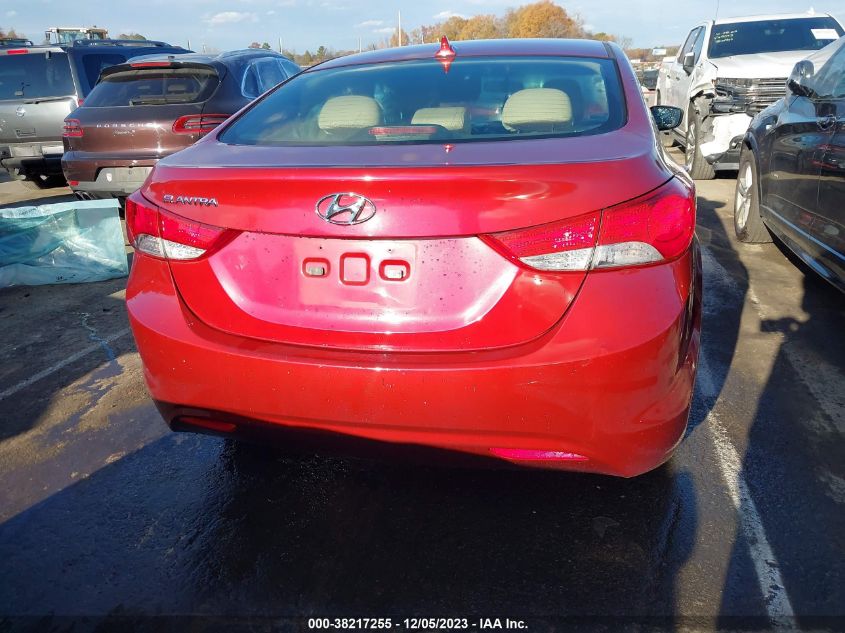 2013 HYUNDAI ELANTRA GLS - 5NPDH4AE5DH446553