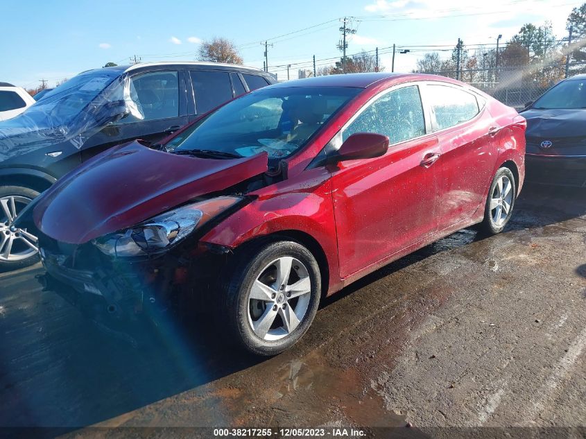 2013 HYUNDAI ELANTRA GLS - 5NPDH4AE5DH446553