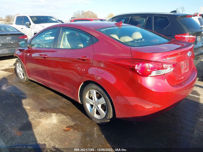2013 HYUNDAI ELANTRA GLS - 5NPDH4AE5DH446553