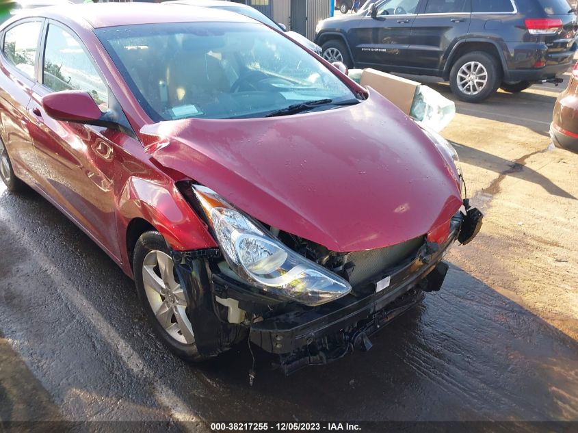 2013 HYUNDAI ELANTRA GLS - 5NPDH4AE5DH446553