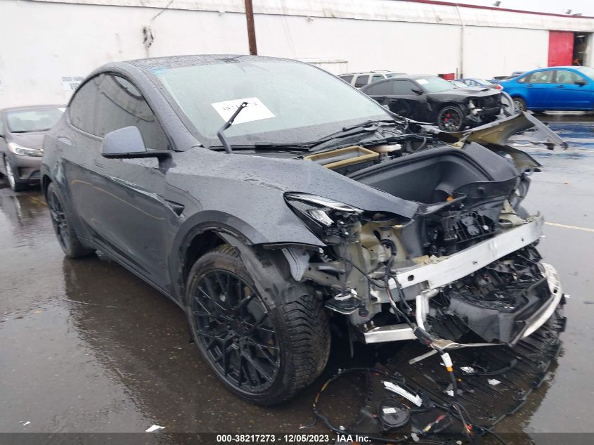 5YJYGAEE6MF189124 TESLA MODEL Y LONG RANGE DUAL MOTOR 2021