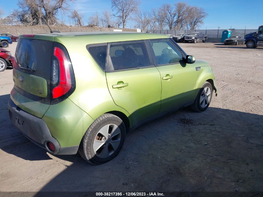 2014 KIA SOUL BASE - KNDJN2A27E7734554