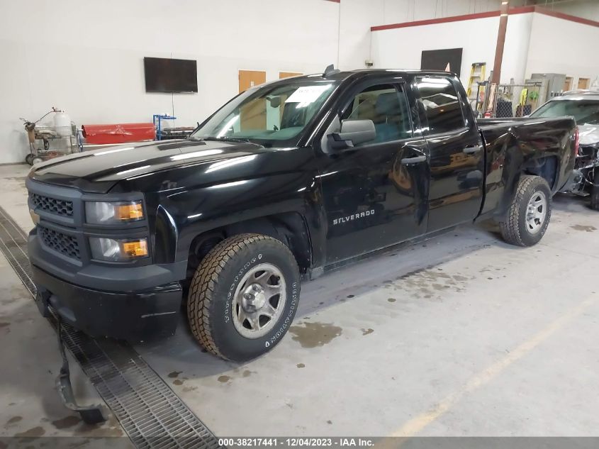 2015 CHEVROLET SILVERADO 1500 LS/WT - 1GCRCPEH2FZ158804