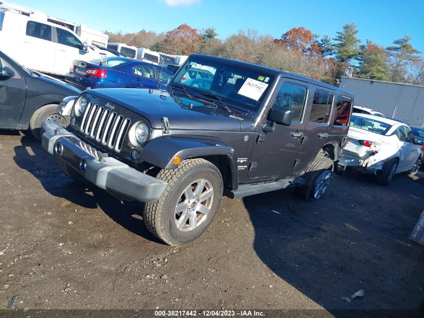 2017 JEEP WRANGLER UNLIMITED SAHARA - 1C4BJWEGXHL558480
