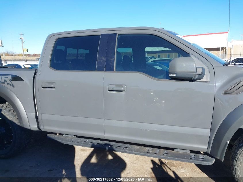 2018 FORD F-150 RAPTOR - 1FTFW1RG6JFA16989