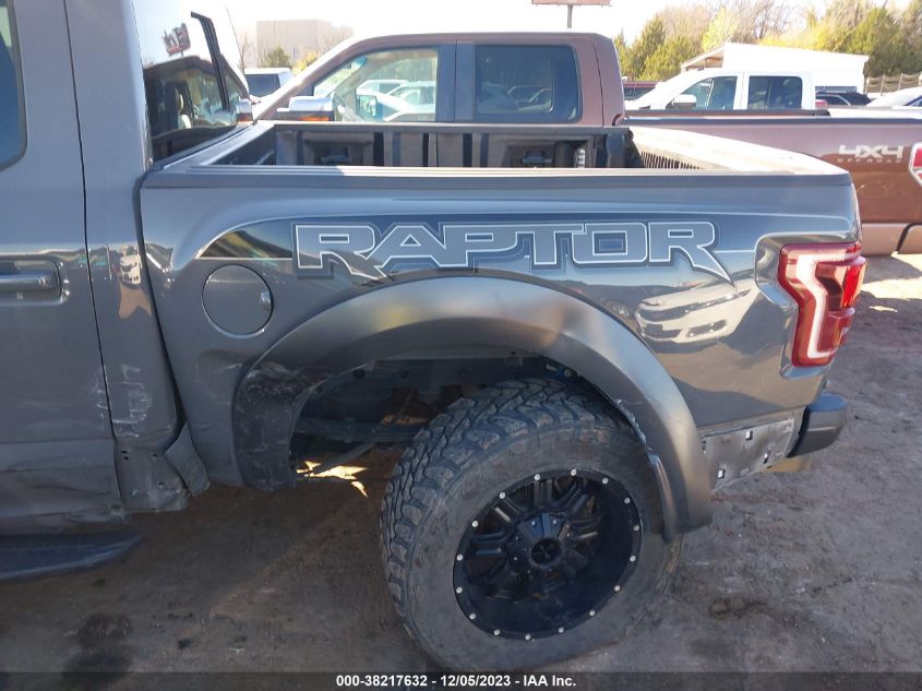 2018 FORD F-150 RAPTOR - 1FTFW1RG6JFA16989