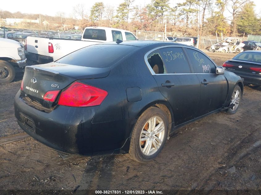 2013 INFINITI G37X X JN1CV6AR0DM754306