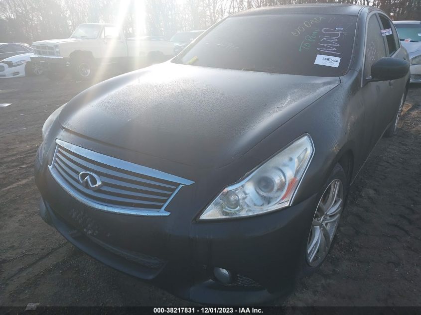 2013 INFINITI G37X X JN1CV6AR0DM754306