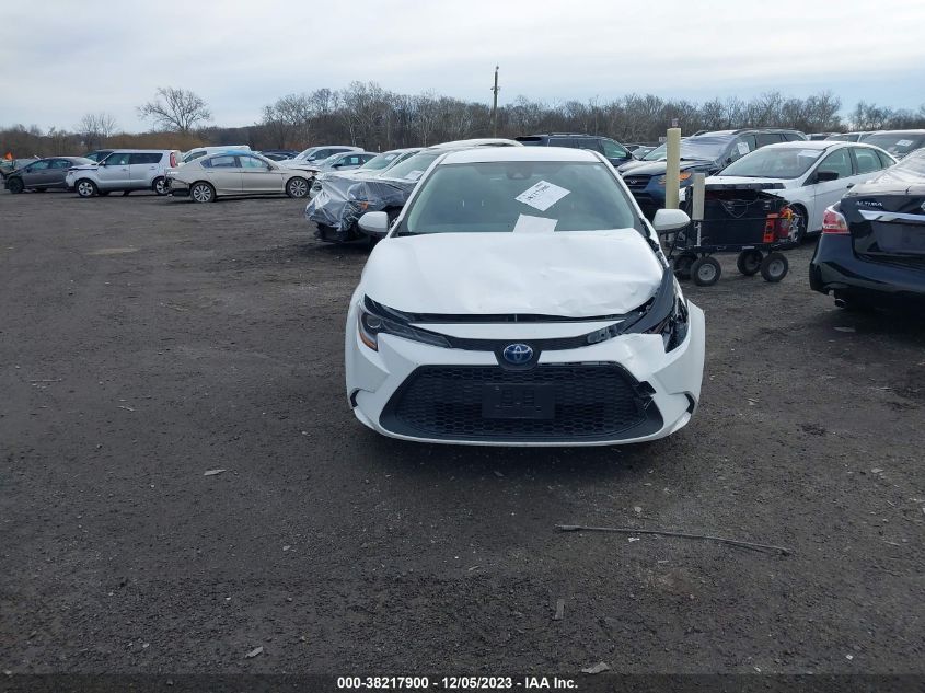 2022 TOYOTA COROLLA HYBRID LE - JTDEAMDE1N3004600