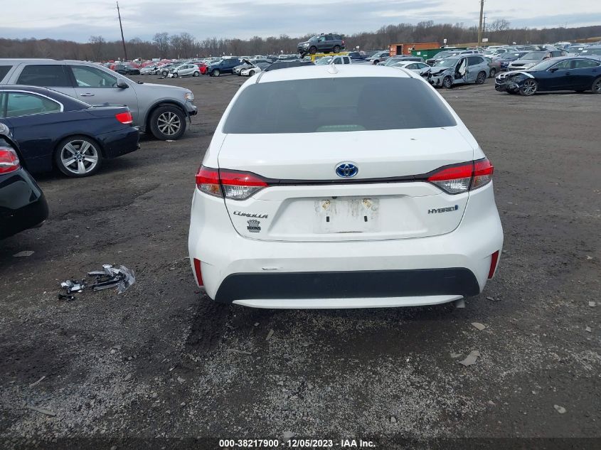 2022 TOYOTA COROLLA HYBRID LE - JTDEAMDE1N3004600