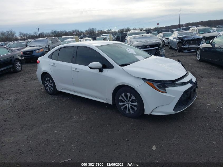 2022 TOYOTA COROLLA HYBRID LE - JTDEAMDE1N3004600