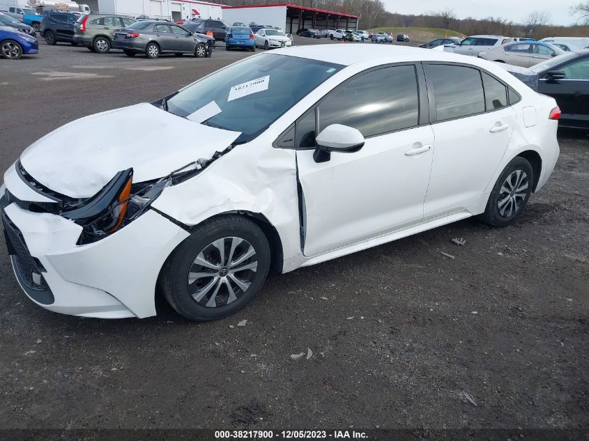 2022 TOYOTA COROLLA HYBRID LE - JTDEAMDE1N3004600