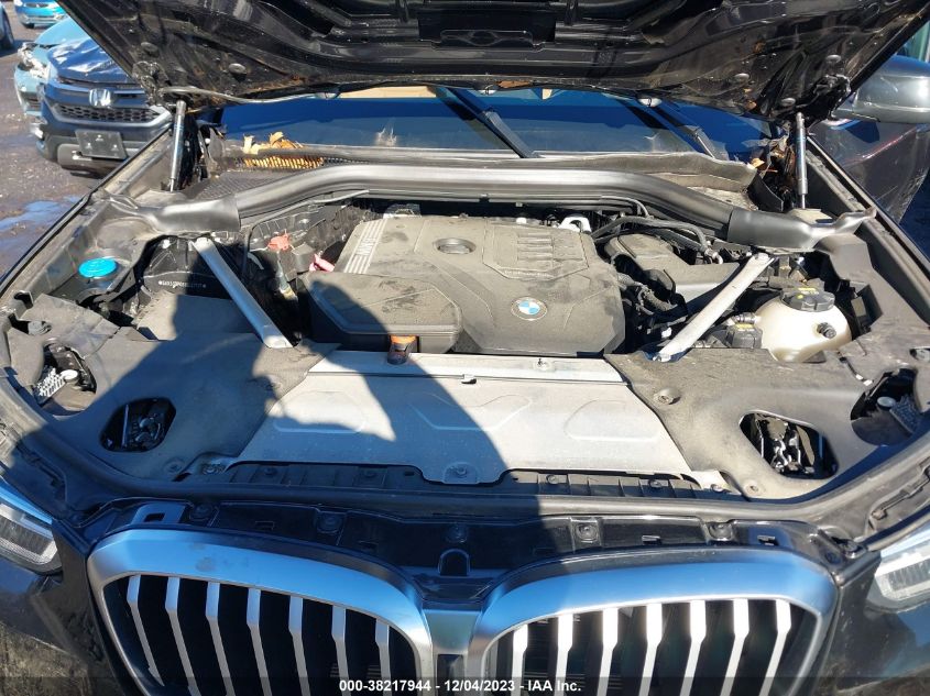 2022 BMW X3 XDRIVE30I - 5UX53DP08N9J37117