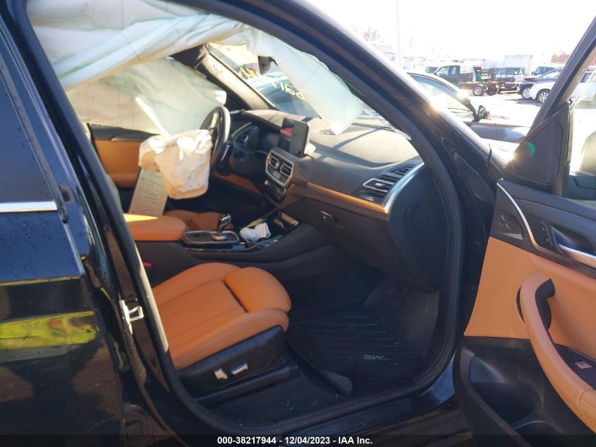 2022 BMW X3 XDRIVE30I - 5UX53DP08N9J37117