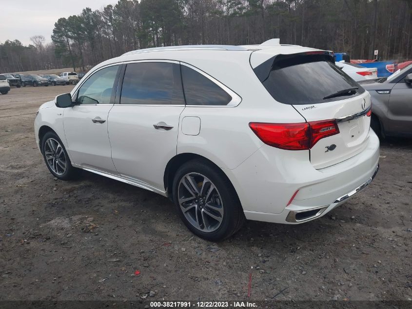 2017 ACURA MDX SPORT HYBRID ADVANCE PACKAGE 5FRYD7H7XHB000956