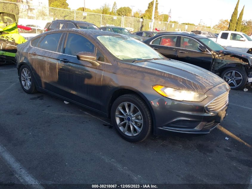 2017 FORD FUSION SE - 3FA6P0HD5HR275975