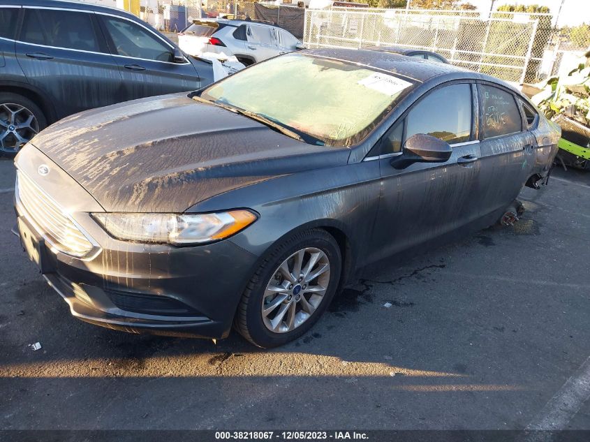 2017 FORD FUSION SE - 3FA6P0HD5HR275975