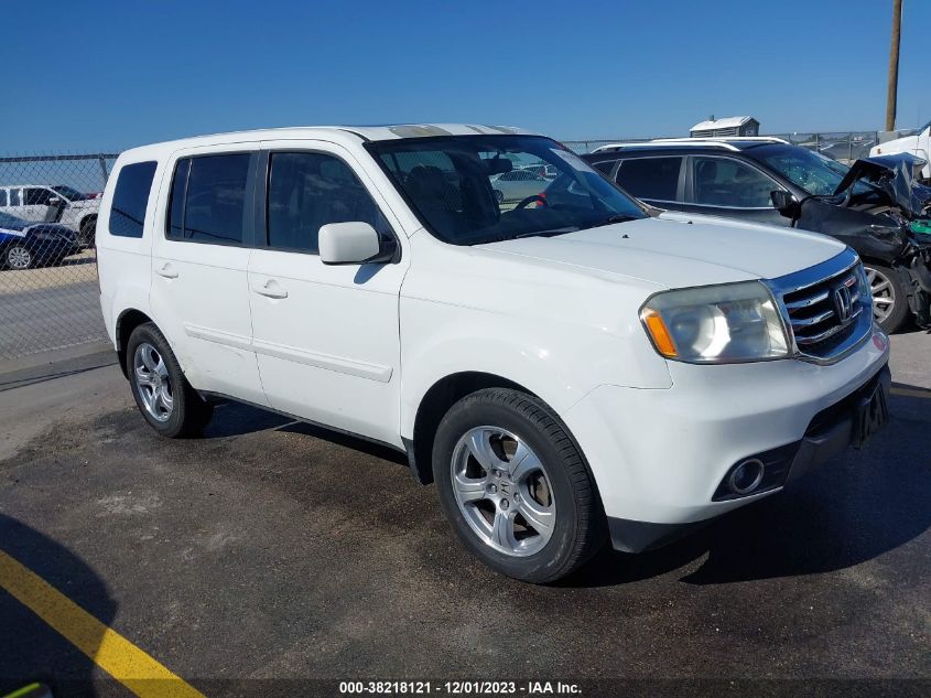 2013 HONDA PILOT EX-L - 5FNYF3H66DB038481