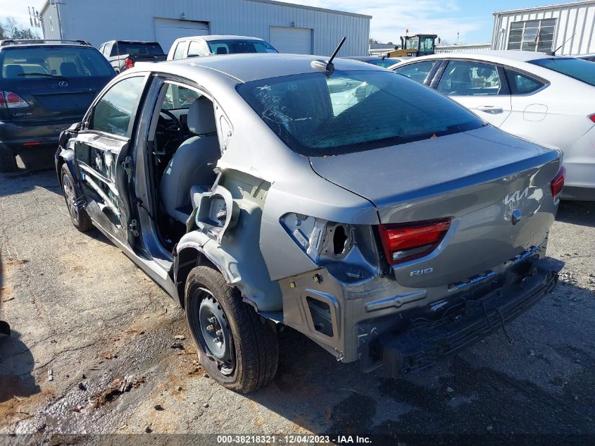2023 KIA RIO LX/S - 3KPA24AD5PE582735
