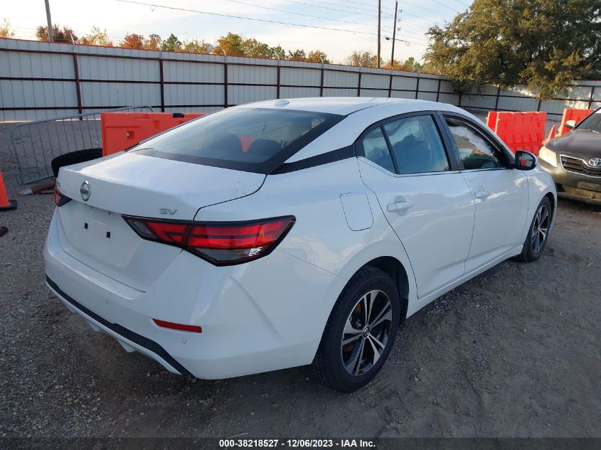 2022 NISSAN SENTRA SV XTRONIC CVT - 3N1AB8CV4NY271325