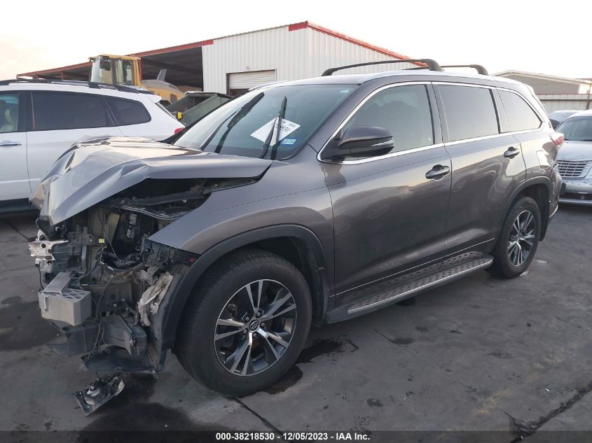 2016 TOYOTA HIGHLANDER XLE V6 - 5TDKKRFH1GS506724