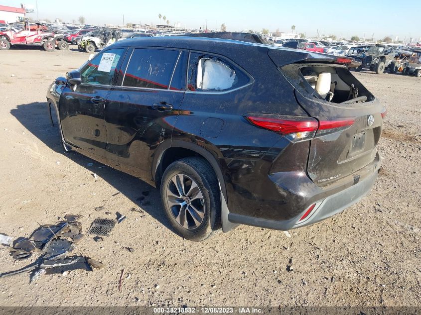 2020 TOYOTA HIGHLANDER XLE - 5TDHZRAH2LS018342